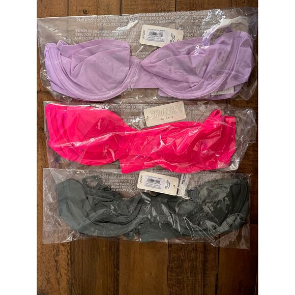 AEIRE Mesh Smootheze Bra's 34 C Full Coverage unlined underwire 3 Pack, 3 Colors - Picture 1 of 7